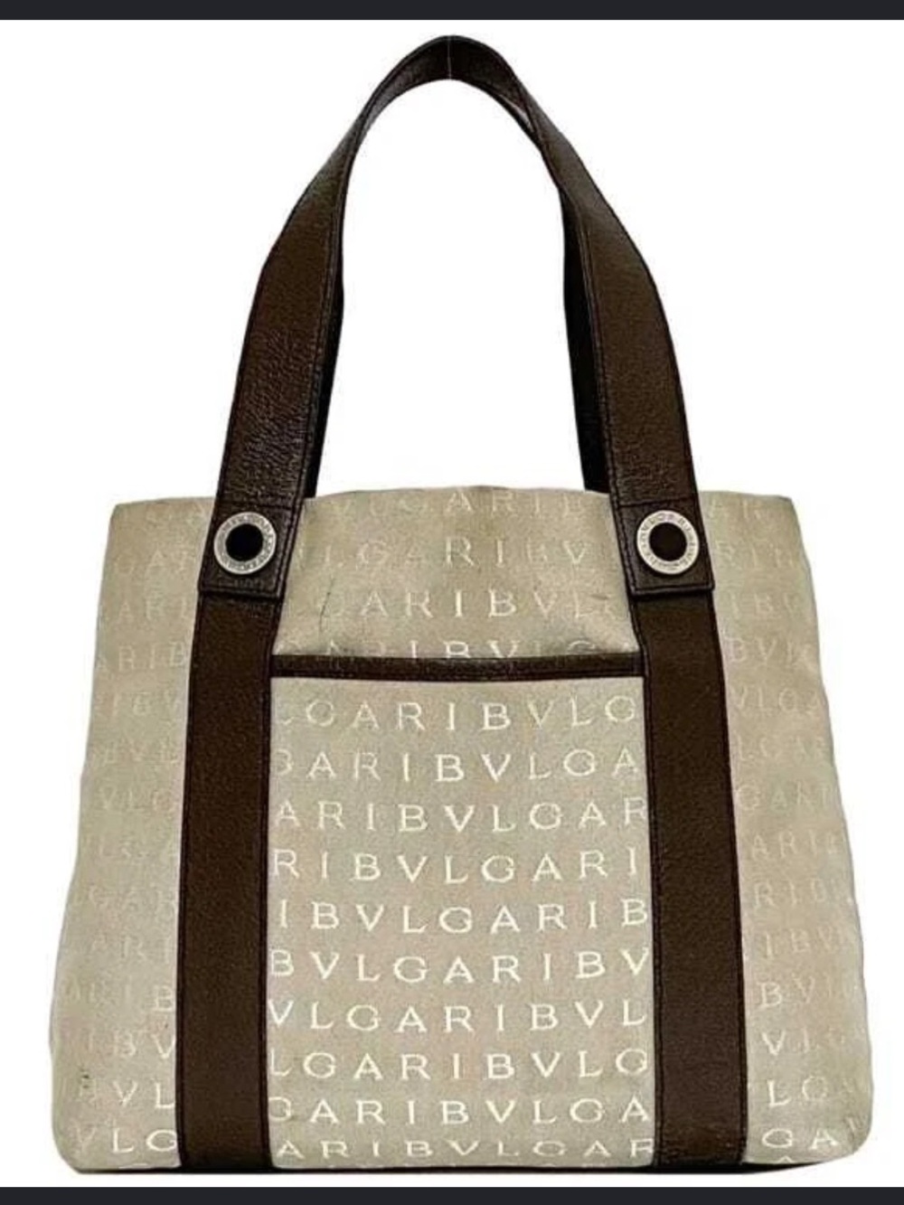 💯 authentic BVLGARI Logomania tote. EUC. Vintage and discontinued